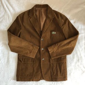 Lacoste Brown Corduroy Blazer 
